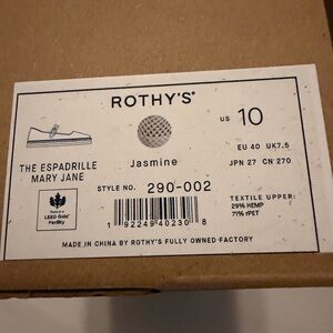 Rothy's Jasmine Espadrille Mary Jane